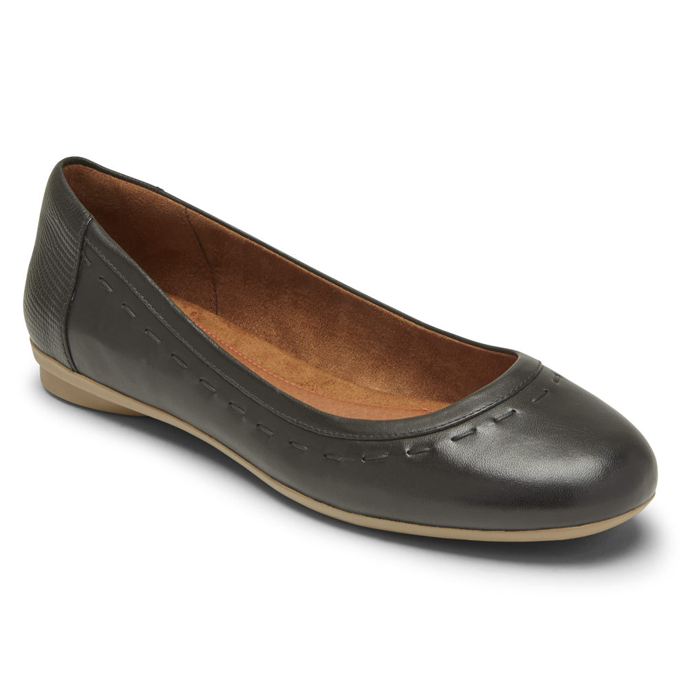 Rockport Womens Cobb Hill Maiika Ballet - Flats Black - FMO516923